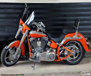 Puzzle Harley Davidson πορτοκαλί